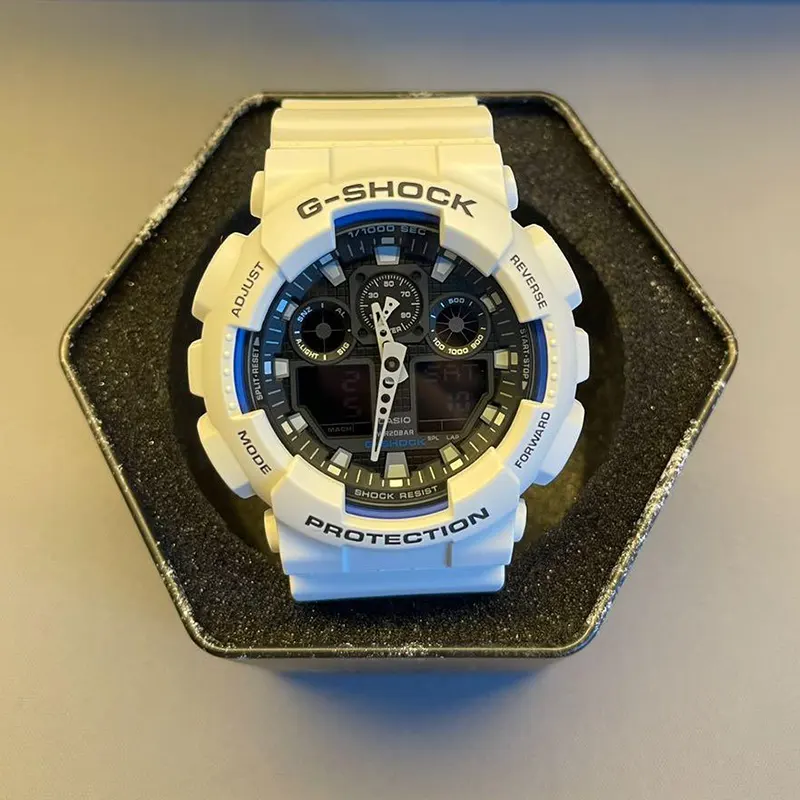 Casio G-Shock Dual-time Simple Men's Watch- GA-100B-7A